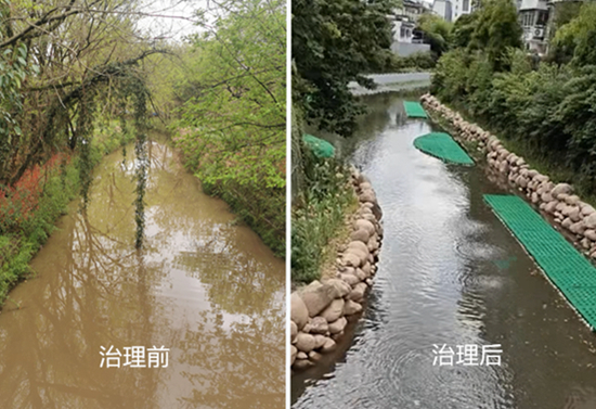 黃山占川河水體治理